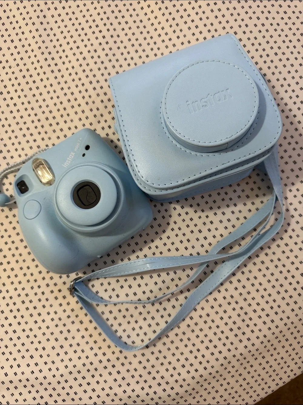Fujifilm Instax Mini 7+ Camera and Case